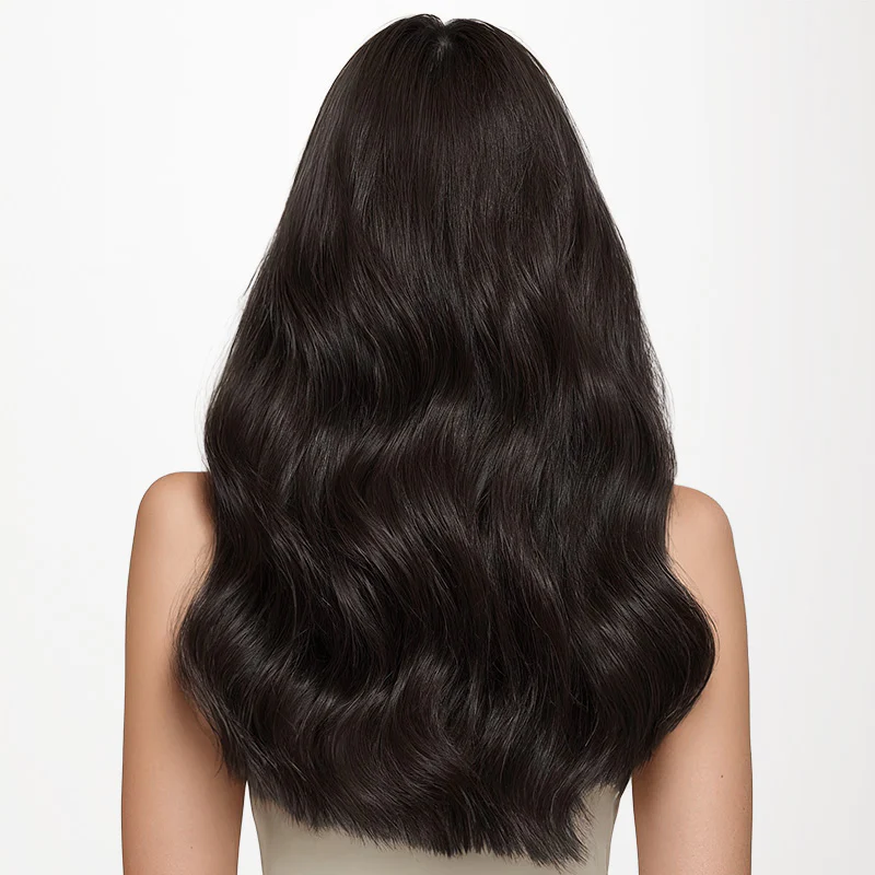 Dark Brown (2) Thick Sew-In Weft Hair Extensions (120g-160g) - Image 2