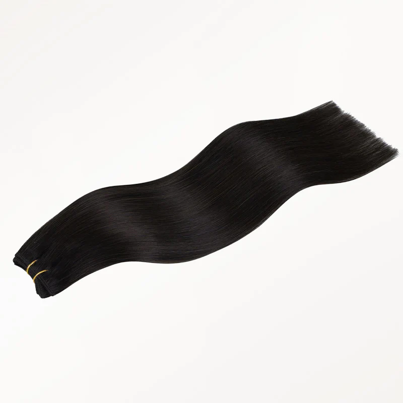 Dark Brown (2) Thick Sew-In Weft Hair Extensions (120g-160g) - Image 5