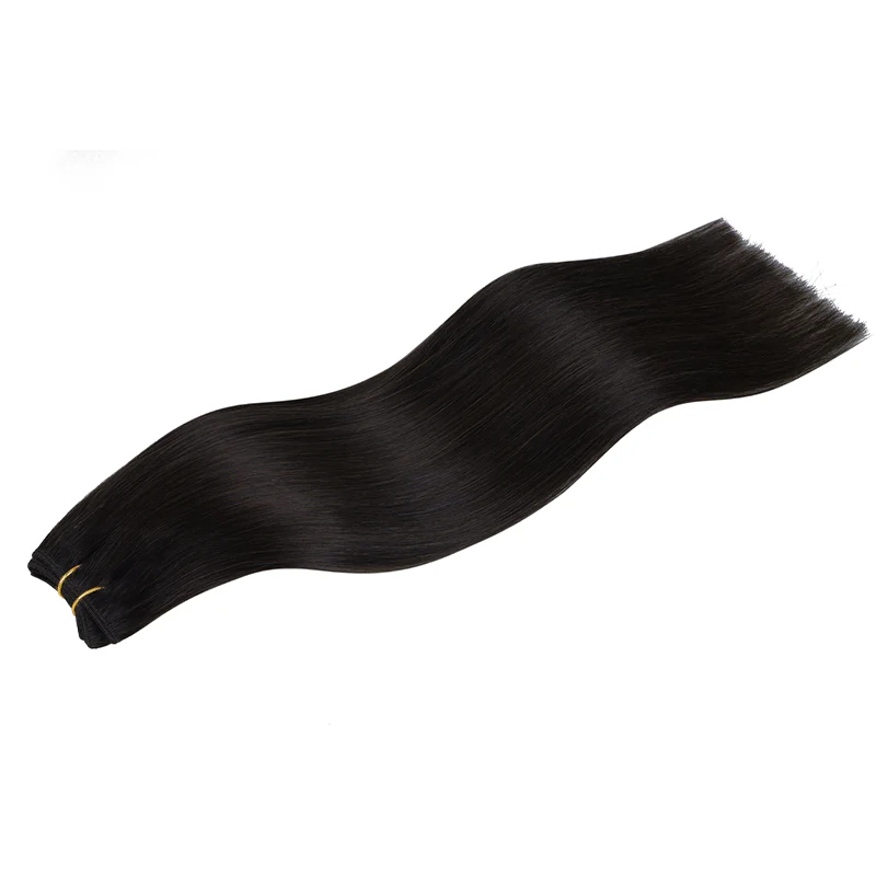 Dark Brown (2) Sew-In Weft Hair Extensions (80g-120g) - Image 3