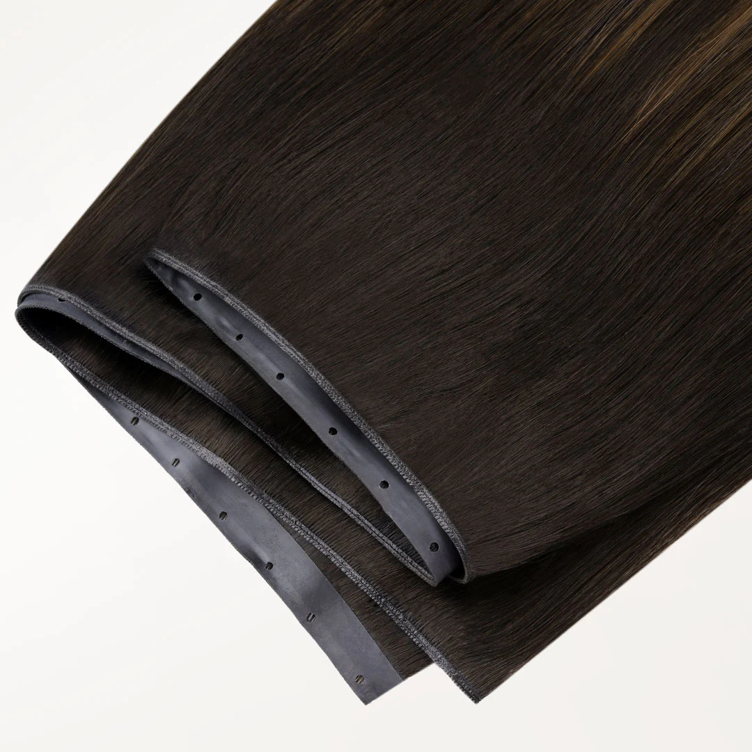 Dark Brown Balayage (2/6/2) Butterfly Weft Hair Extensions (100g-160g) - Image 4