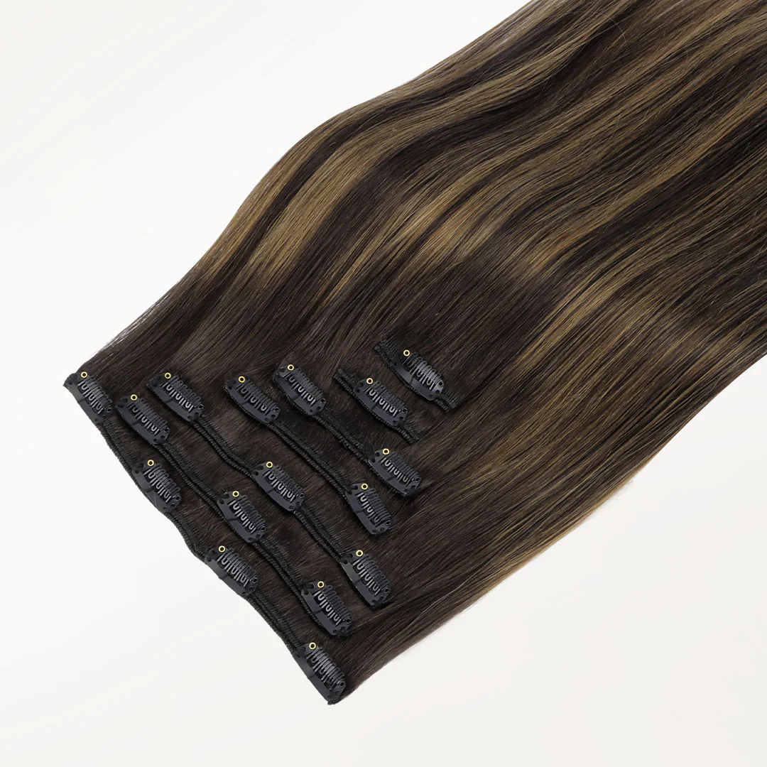 Dark Brown Balayage (2/6/2) Classic Clip-Ins (150g-170g) [Clearance] - Image 4