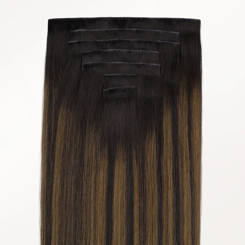 Dark Brown Balayage (2/6/2) Invisi Edge Seamless Clip-Ins (140g-160g) - Image 4