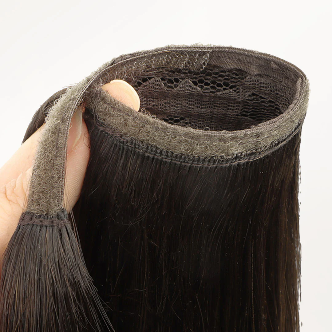 Dark Brown Balayage (2/6/2) Ponytail (75g-90g) - Image 3