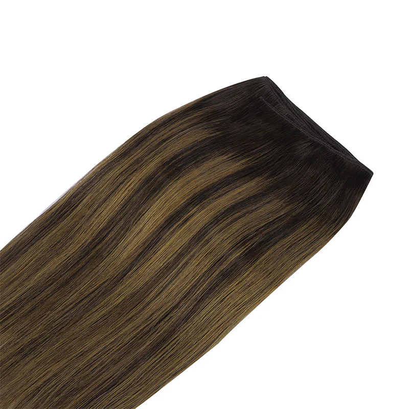 Dark Brown Balayage (2/6/2) Sew-In Weft Hair Extensions (80g-120g) - Image 10