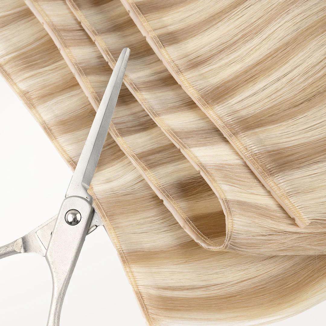 Dirty Blonde Highlights (18D/22F) Butterfly Weft Hair Extensions (100g-160g) - Image 5