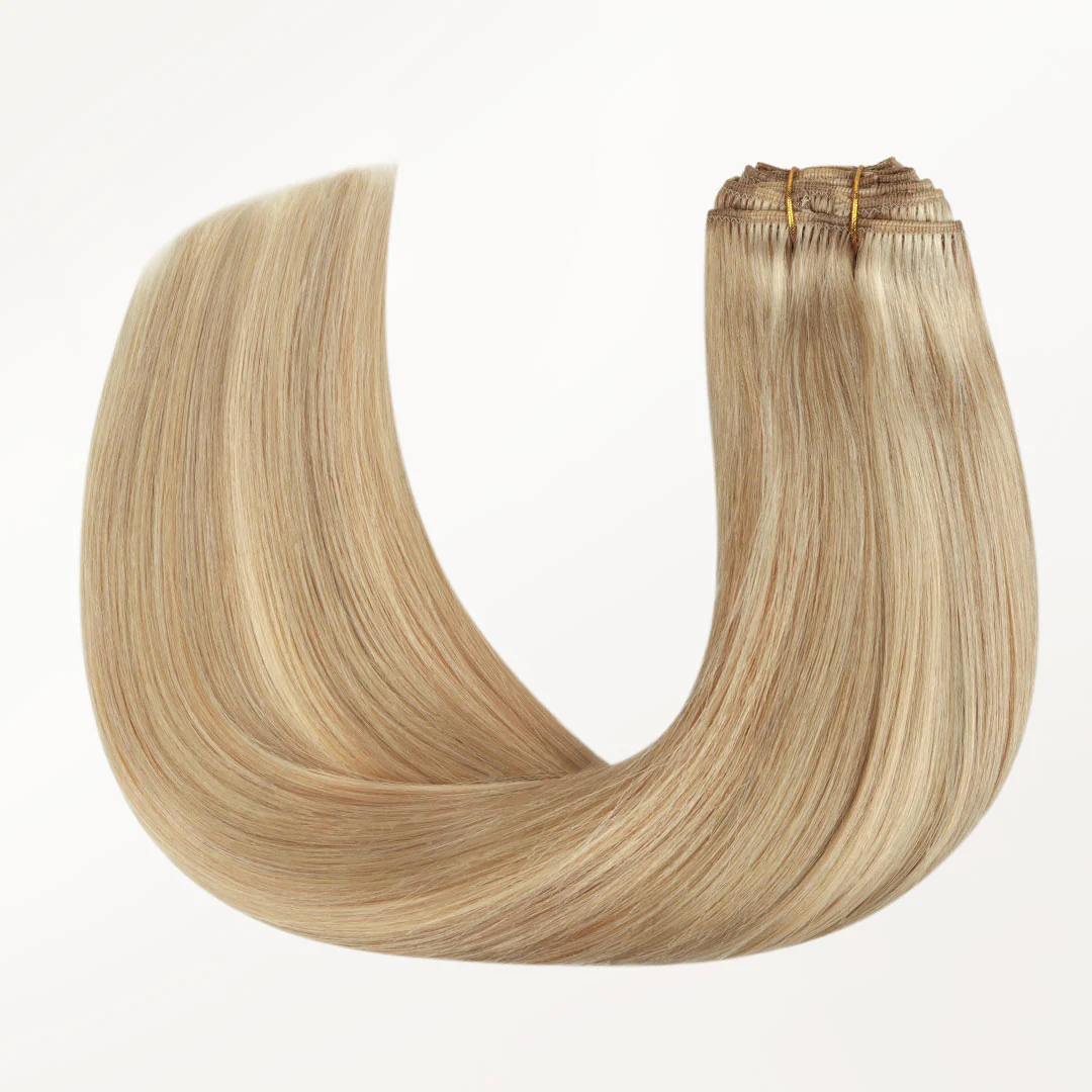 Dirty Blonde Highlights (18D/22F) Classic Clip-Ins (150g-170g) - Image 5
