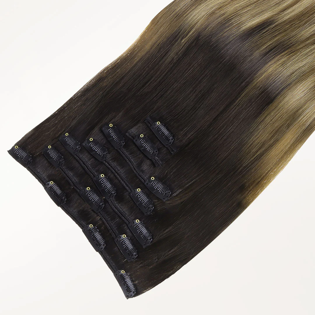 Dirty Blonde Omber (2/6/18) Classic Clip-Ins (150g-170g) - Image 4