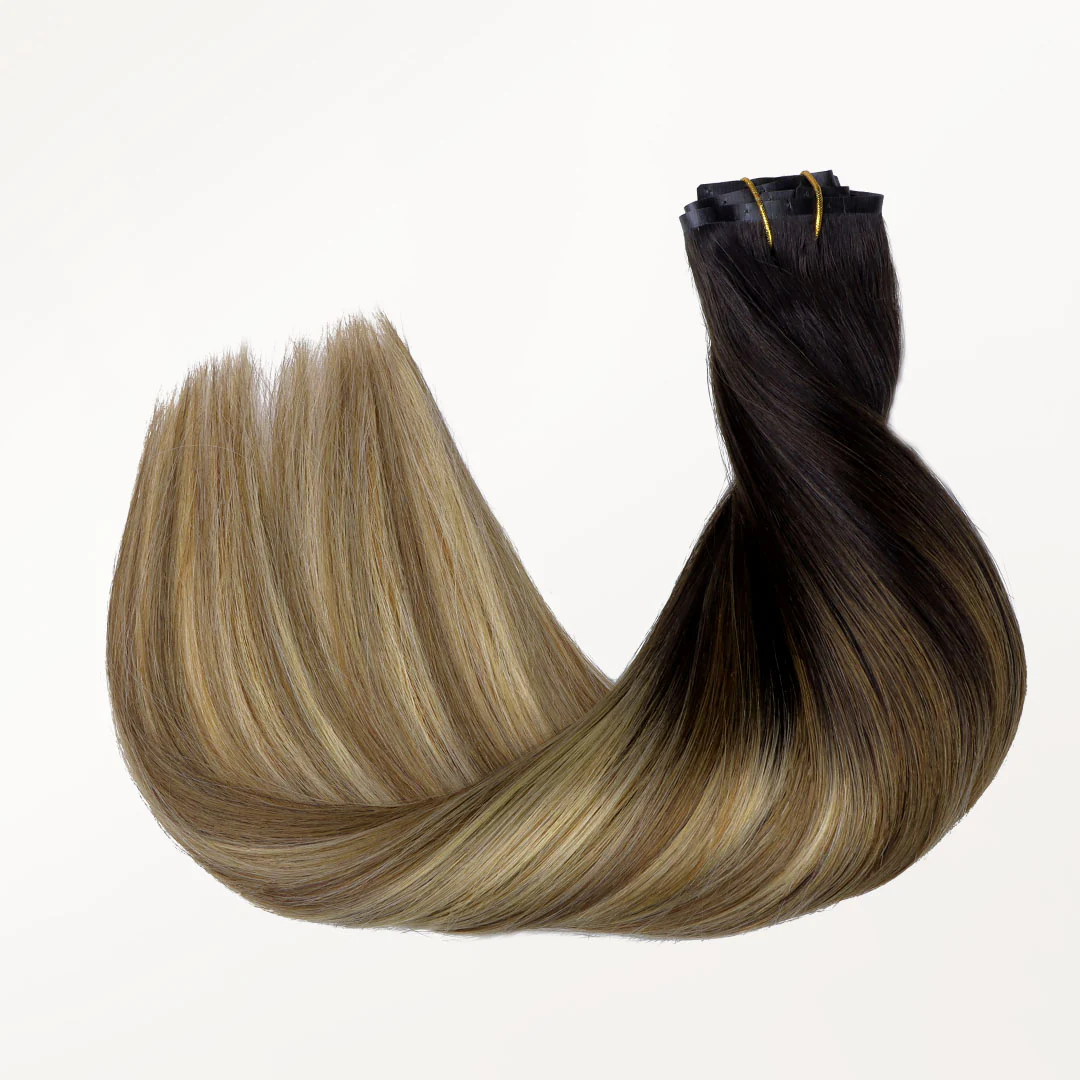 Dirty Blonde Omber (2/6/18) Seamless Clip-Ins (130g-160g) - Image 8
