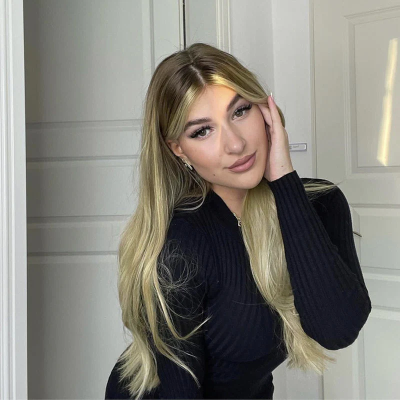 Double Drawn Clip in Hair Extensions 160g-sale - Image 61