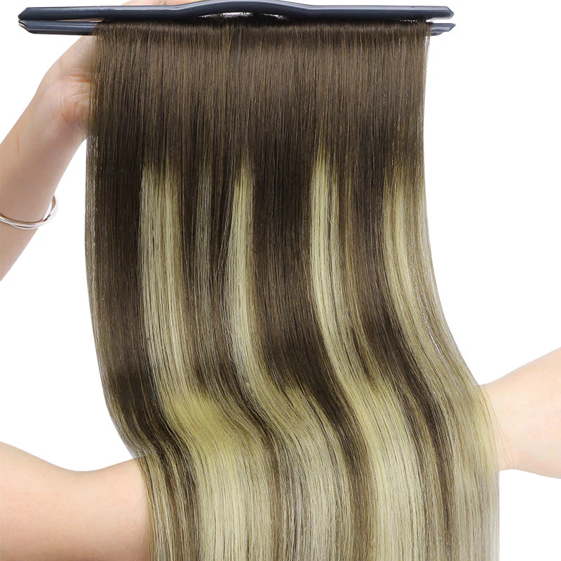 Double Drawn Clip in Hair Extensions 160g-sale - Image 64