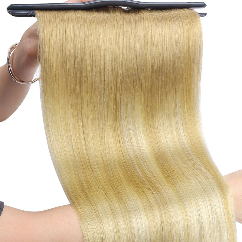 Double Drawn Clip in Hair Extensions 160g-sale - Image 71