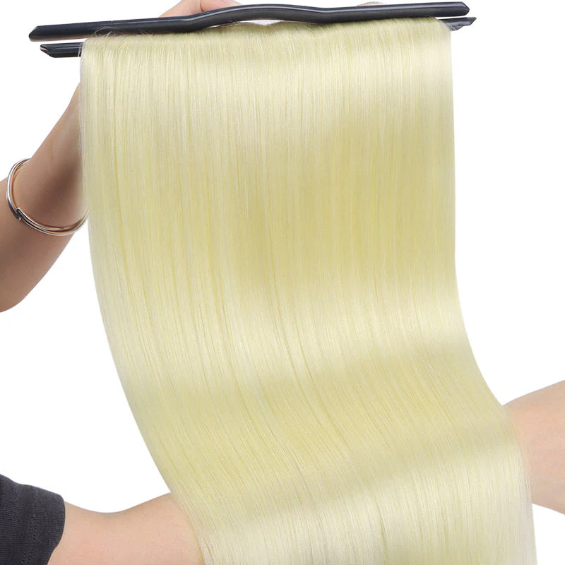 Double Drawn Clip in Hair Extensions 160g-sale - Image 78