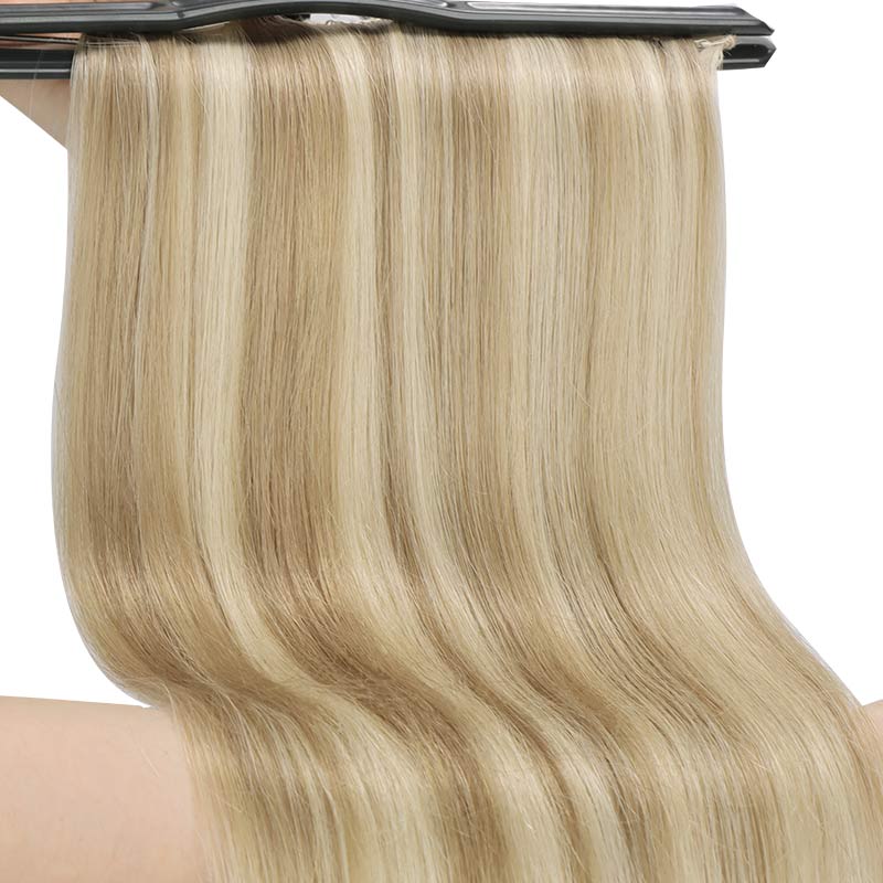 Double Drawn Clip in Hair Extensions 160g-sale - Image 9