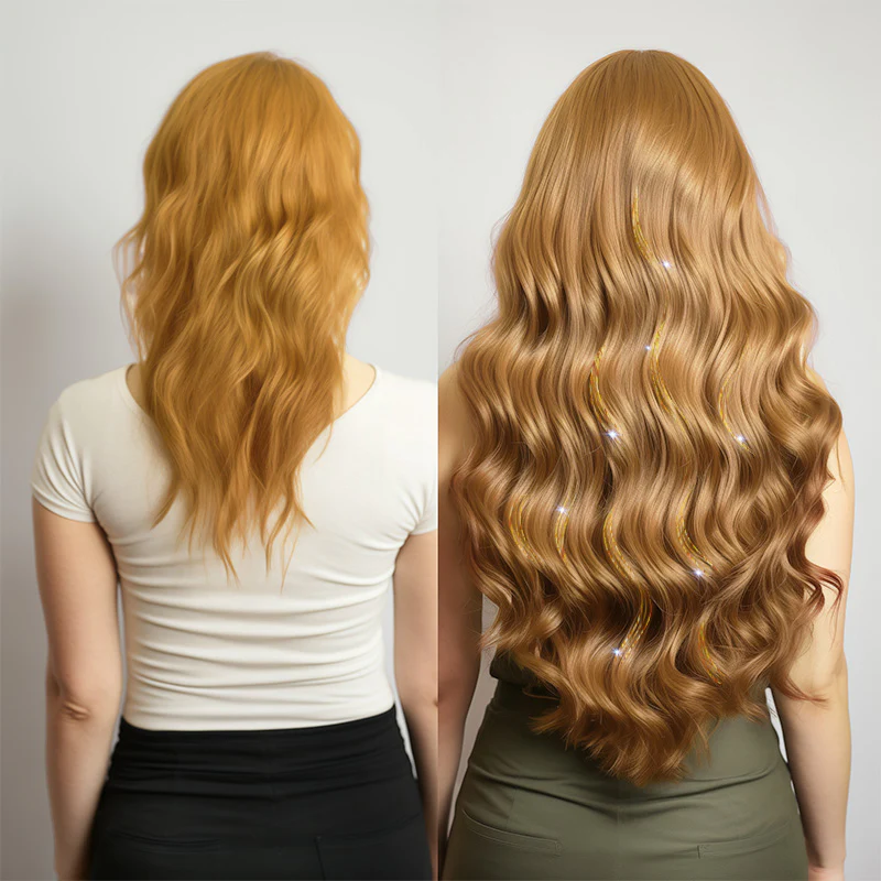 Double Drawn Clip ins &Tinsel Sets-Sale - Image 4