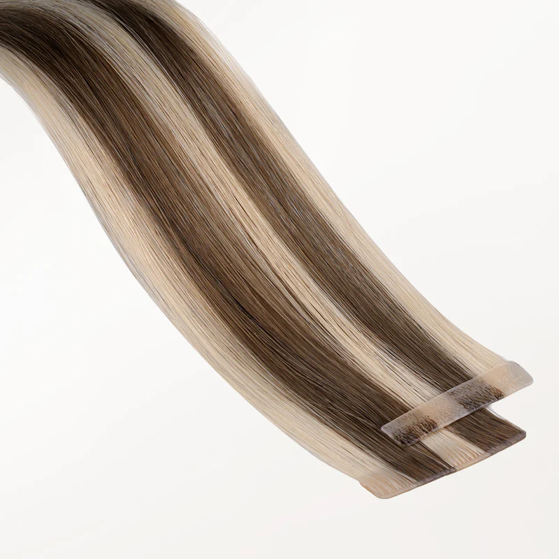 Golden Blonde Highlights (8B/60B) Invisi Edge Tape-Ins 50g - Image 8