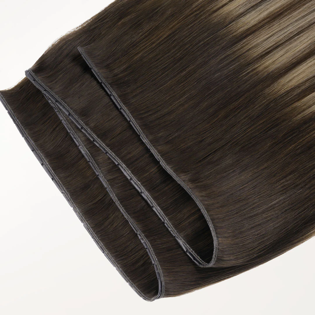 Honey Blonde Balayage (4/26/4) Butterfly Weft Hair Extensions (100g-160g) - Image 14