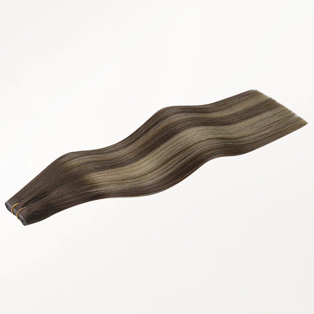 Honey Blonde Balayage (4/26/4) Butterfly Weft Hair Extensions (100g-160g) - Image 3