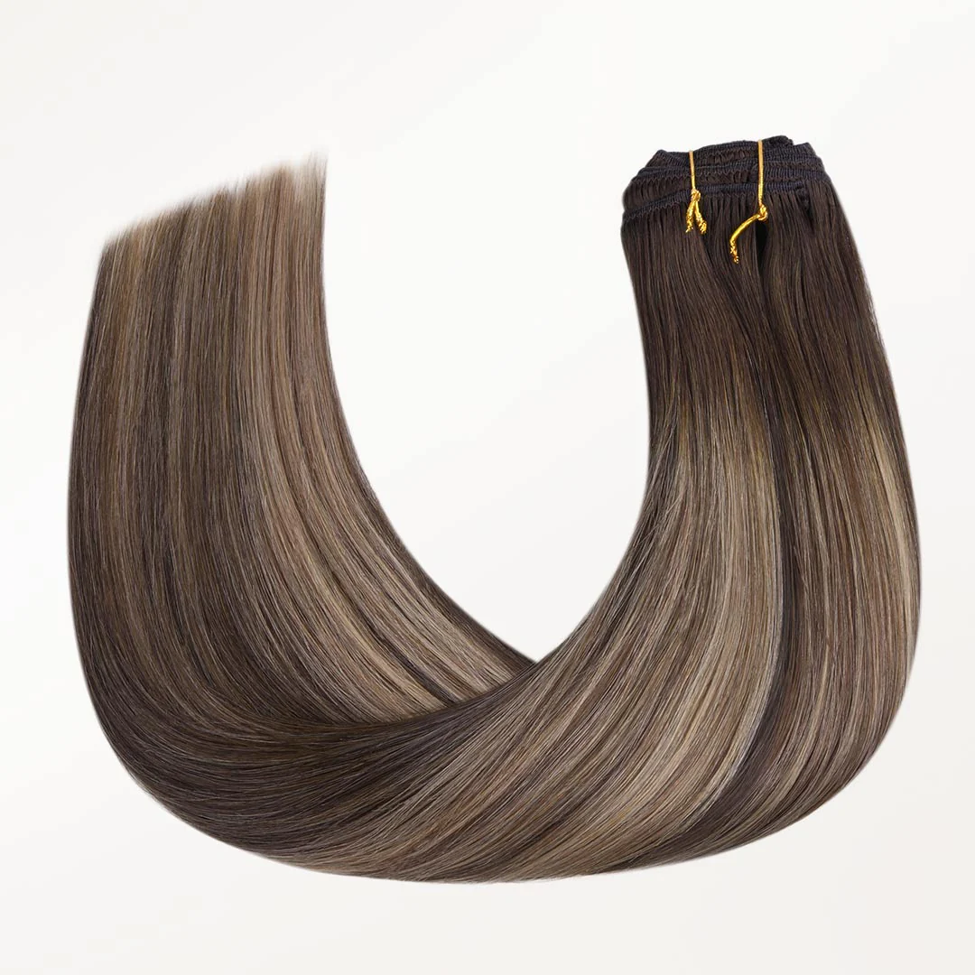 Honey Blonde Balayage (4/26/4) Classic Clip-Ins (150g-170g) - Image 5