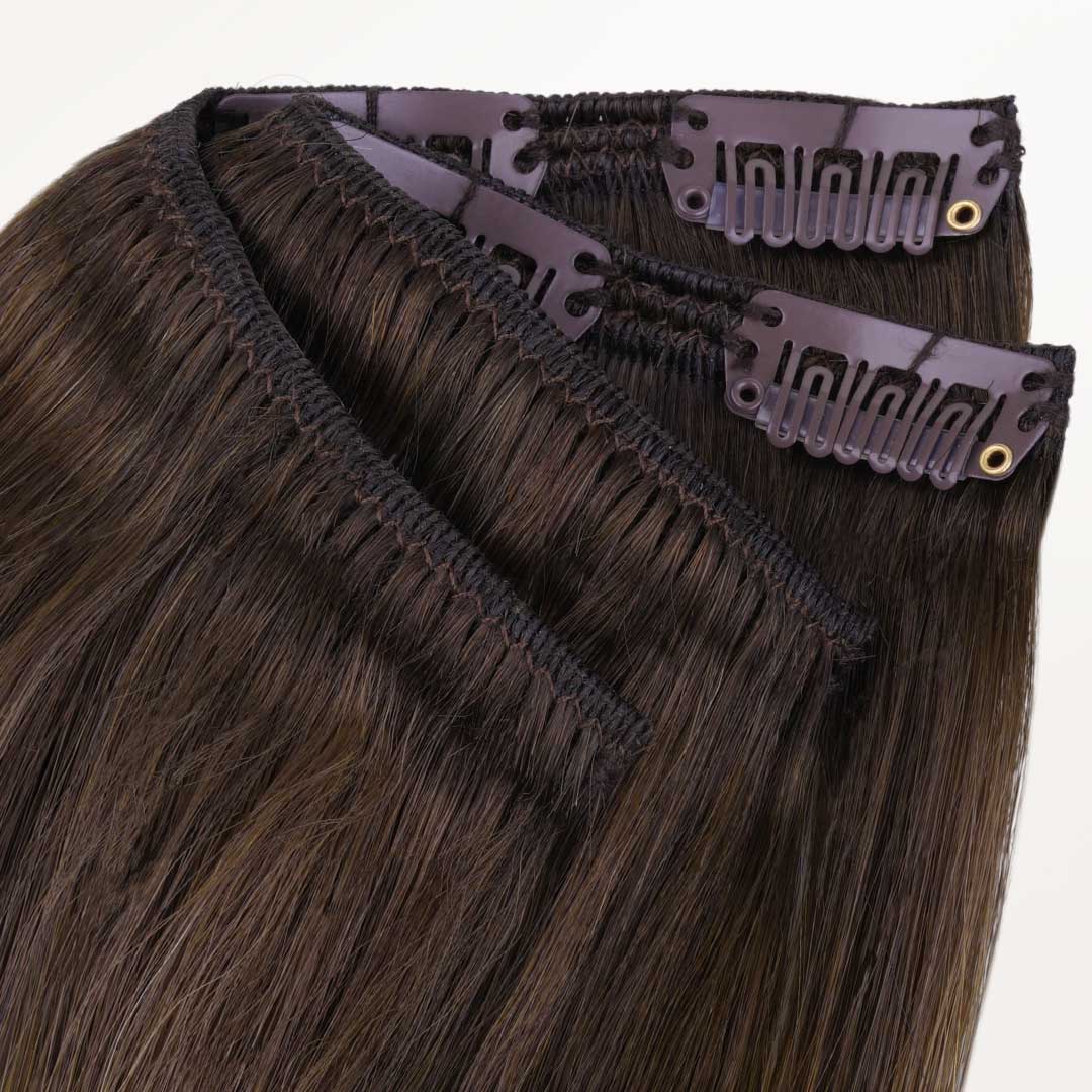 Honey Blonde Balayage (4/26/4) Classic Clip-Ins (150g-170g) - Image 6