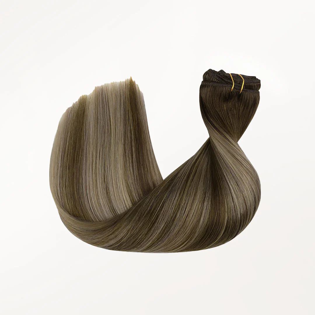 Honey Blonde Balayage (4/26/4) Classic Clip-Ins (120g-130g) - Image 6