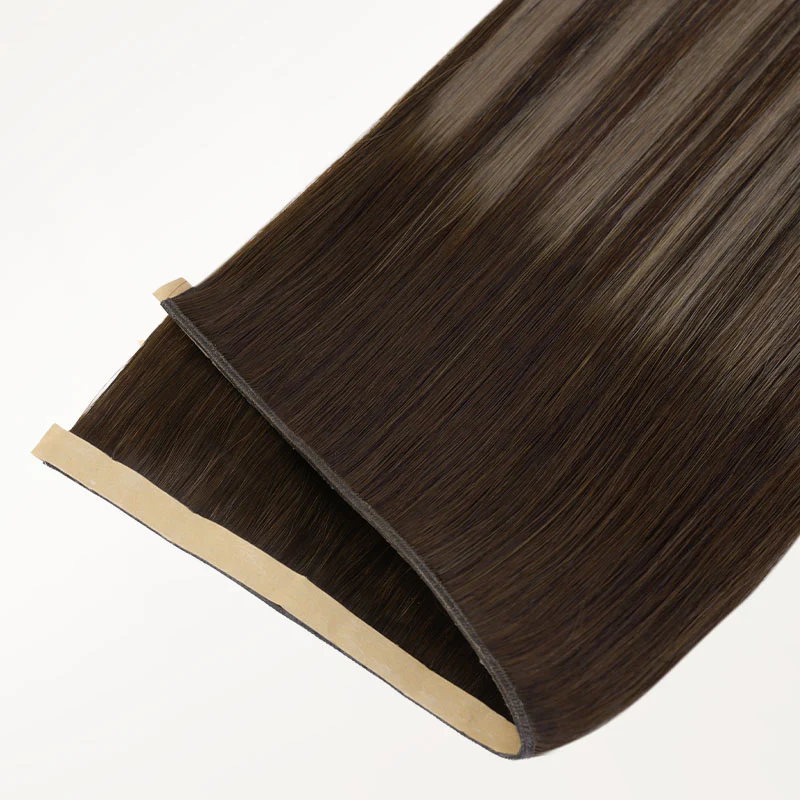 Honey Blonde Balayage (4/26/4) Genius Tape Weft Hair Extensions 60g - Image 20
