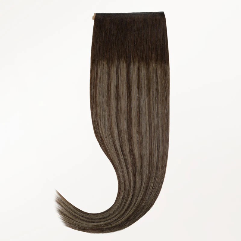 Honey Blonde Balayage (4/26/4) Genius Tape Weft Hair Extensions 60g - Image 21