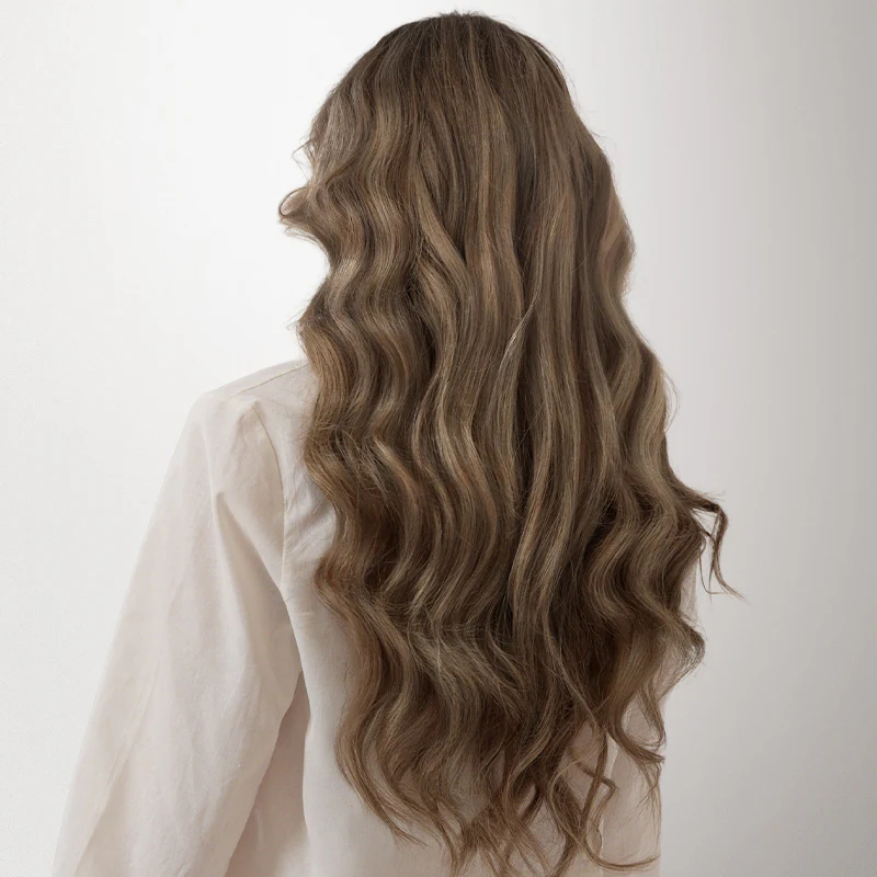 Honey Blonde Balayage (4/26/4) Genius Weft Hair Extensions (50-120g) - Image 13