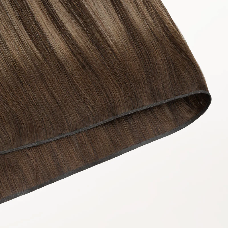 Honey Blonde Balayage (4/26/4) Genius Weft Hair Extensions (50-120g) - Image 14