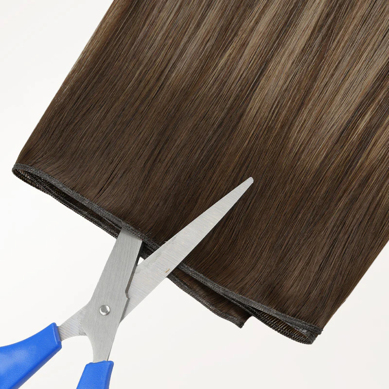 Honey Blonde Balayage (4/26/4) Genius Weft Hair Extensions (50-120g) - Image 4