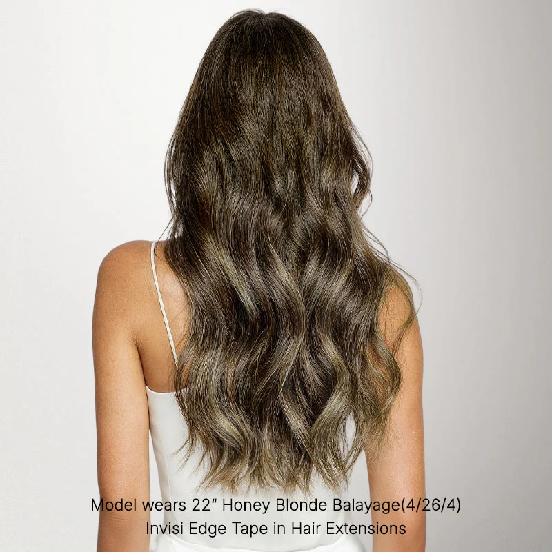 Honey Blonde Balayage (4/26/4) Invisi Edge Tape-Ins 50g - Image 5