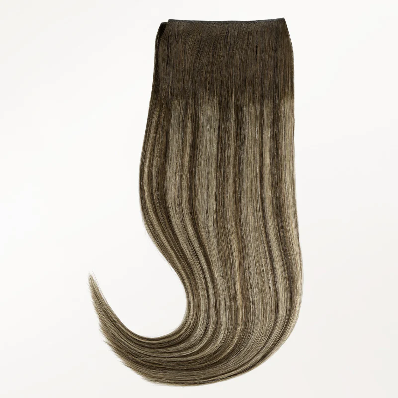 Honey Blonde Balayage (4/26/4) Thick Genius Tape Weft Hair Extensions 100-120g - Image 4