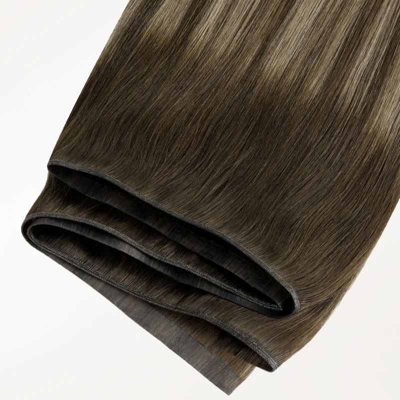 Honey Blonde Balayage (4/26/4) Thick Genius Tape Weft Hair Extensions 100-120g - Image 6