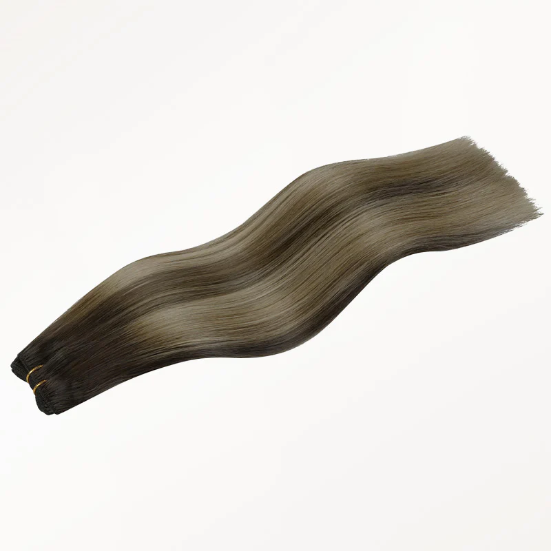 Honey Blonde Balayage (4/26/4) Thick Sew-In Weft Hair Extensions (120g-160g) - Image 5