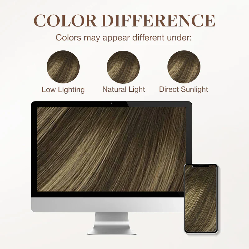 Honey Blonde Balayage (4/26/4) Sew-In Weft Hair Extensions (80g-120g) - Image 11