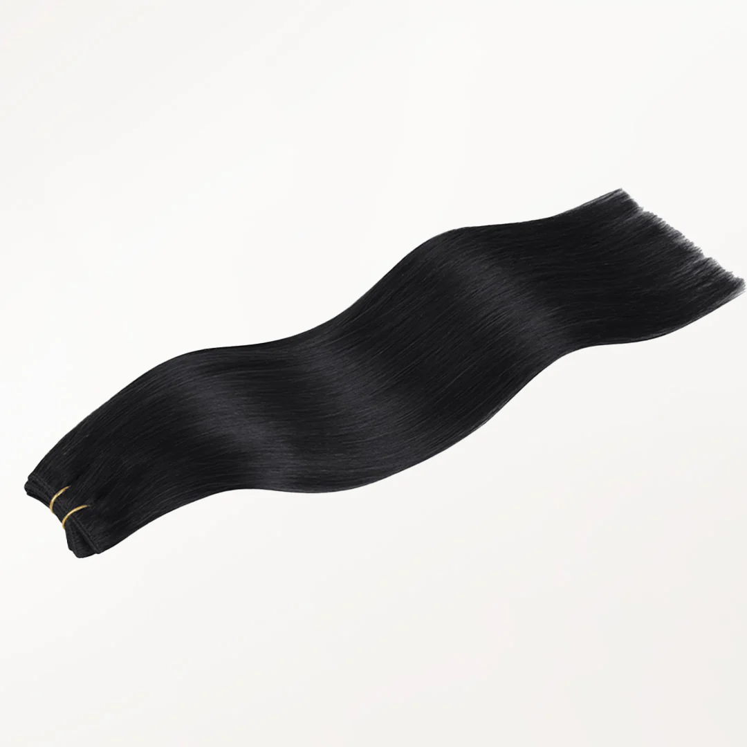 Jet Black (1) Classic Clip-Ins (150g-170g) - Image 5
