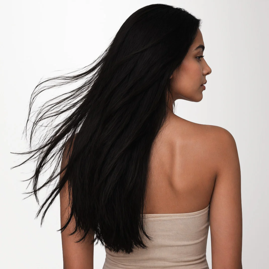 Jet Black (1) Butterfly Weft Hair Extensions (100g-160g) - Image 11