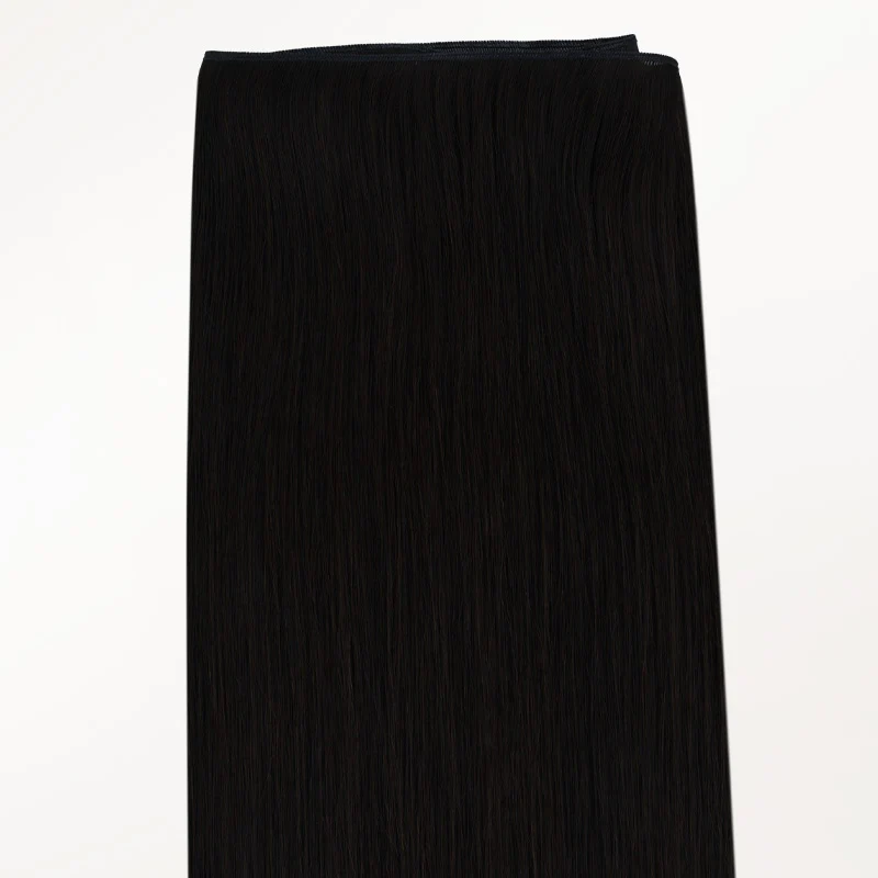 Jet Black (1) Genius Weft Hair Extensions (50-120g) - Image 10