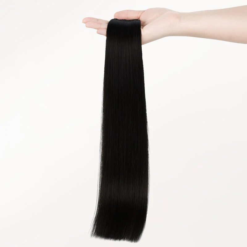 Jet Black (1) Genius Weft Hair Extensions (50-120g) - Image 3