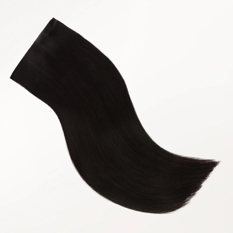 Jet Black (1) Invisi Edge Seamless Clip-Ins (140g-160g) - Image 8