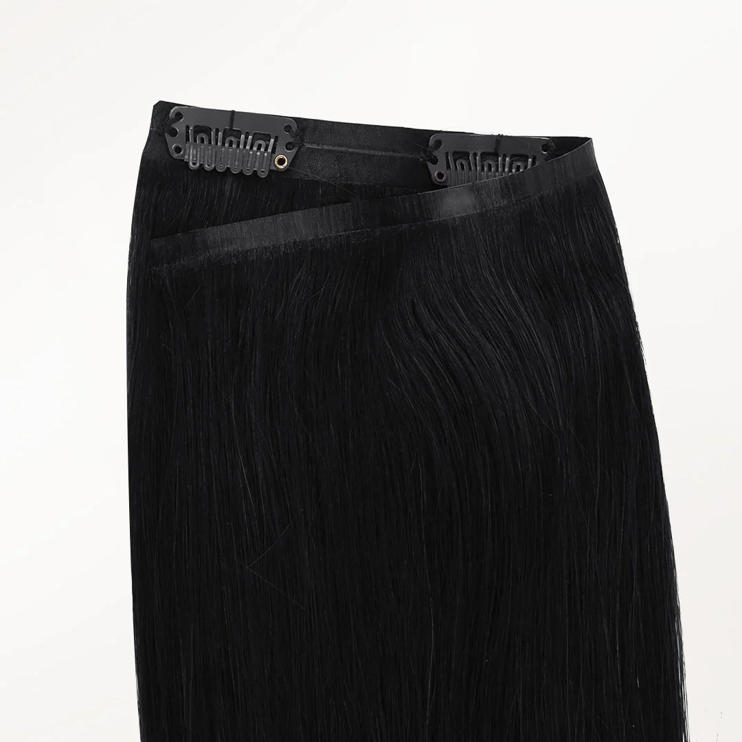 Jet Black (1) Seamless Clip-Ins [Clearance] - Image 6