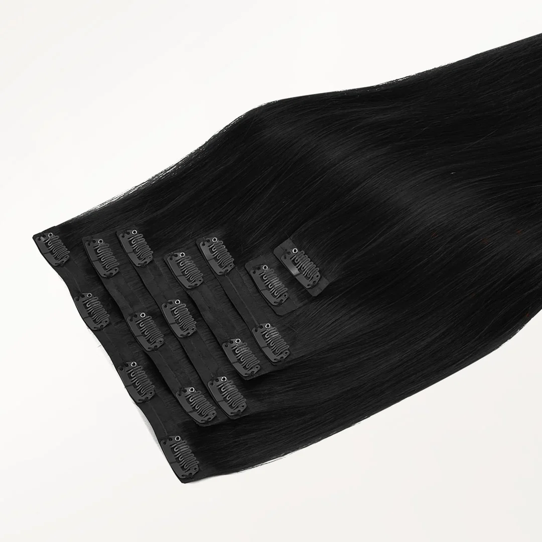 Jet Black (1) Seamless Clip-Ins [Clearance] - Image 7
