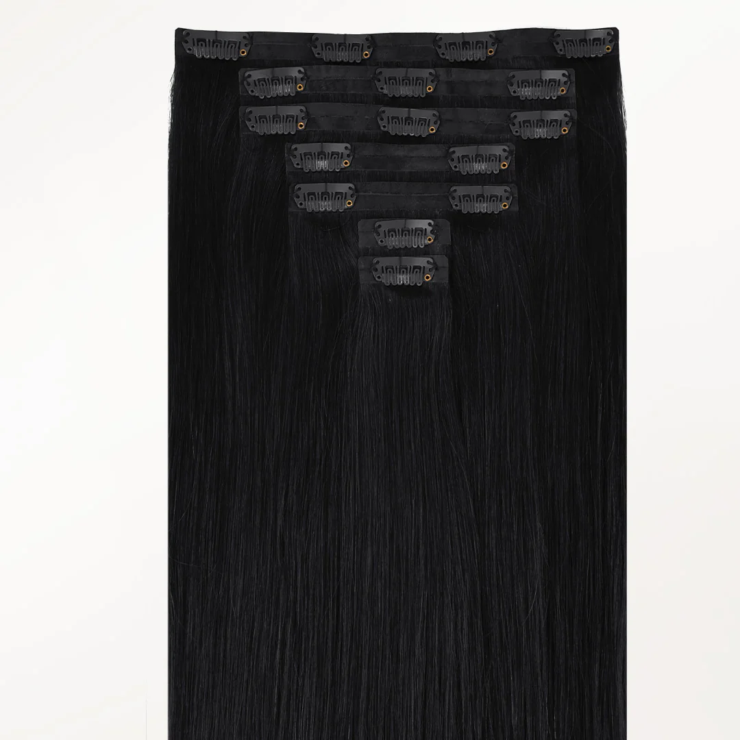 Jet Black (1) Seamless Clip-Ins [Clearance] - Image 9