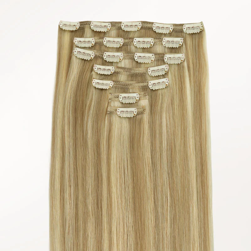 Light Blonde Highlights (16/22A) Full Classic Clip-Ins (160g-220g) - Image 4