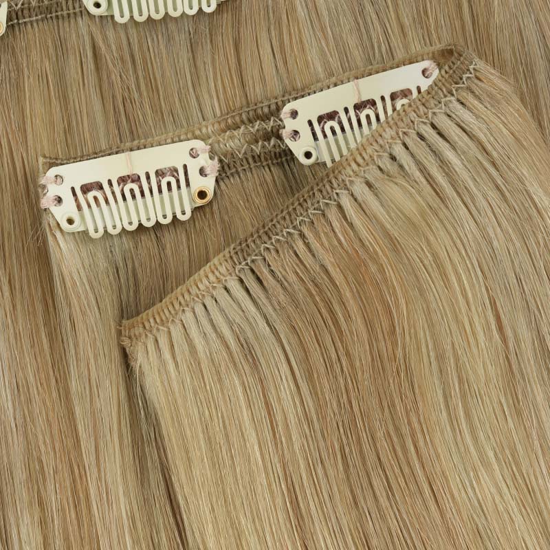 Light Blonde Highlights (16/22A) Full Classic Clip-Ins (160g-220g) - Image 8