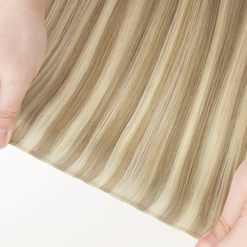 Light Blonde Highlights (16/22A) Genius Weft Hair Extensions (50-120g) - Image 18