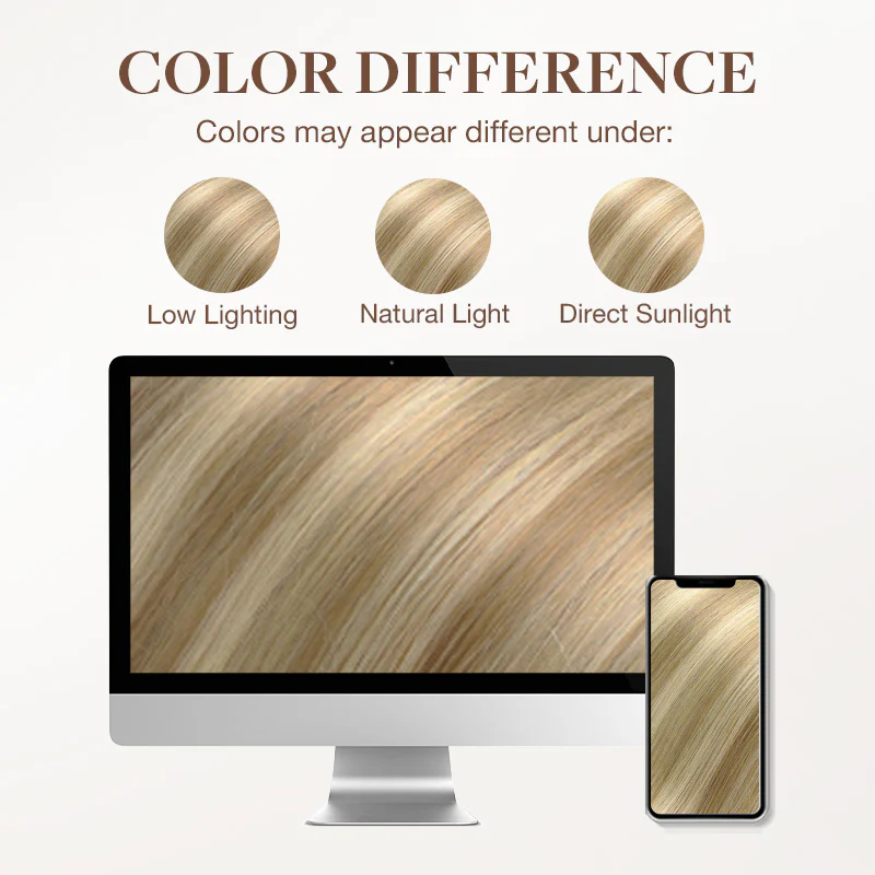 Light Blonde Highlights (16/22A) Invisi Edge Seamless Clip-Ins (140g-160g) - Image 10