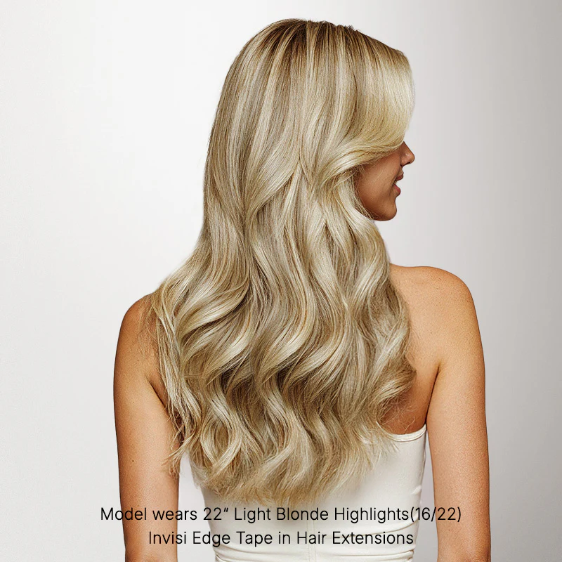 Light Blonde Highlights (16/22A) Invisi Edge Tape-Ins 50g - Image 5
