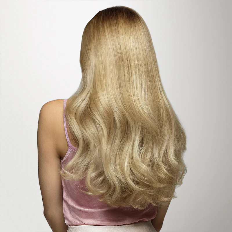 Light Blonde Highlights (16/22A) Thick Genius Tape Weft Hair Extensions 100-120g - Image 2