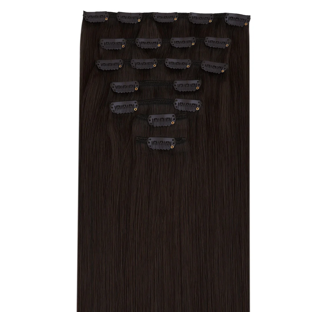 Light Brown (2A) Classic Clip-Ins (120g-150g) - Image 6