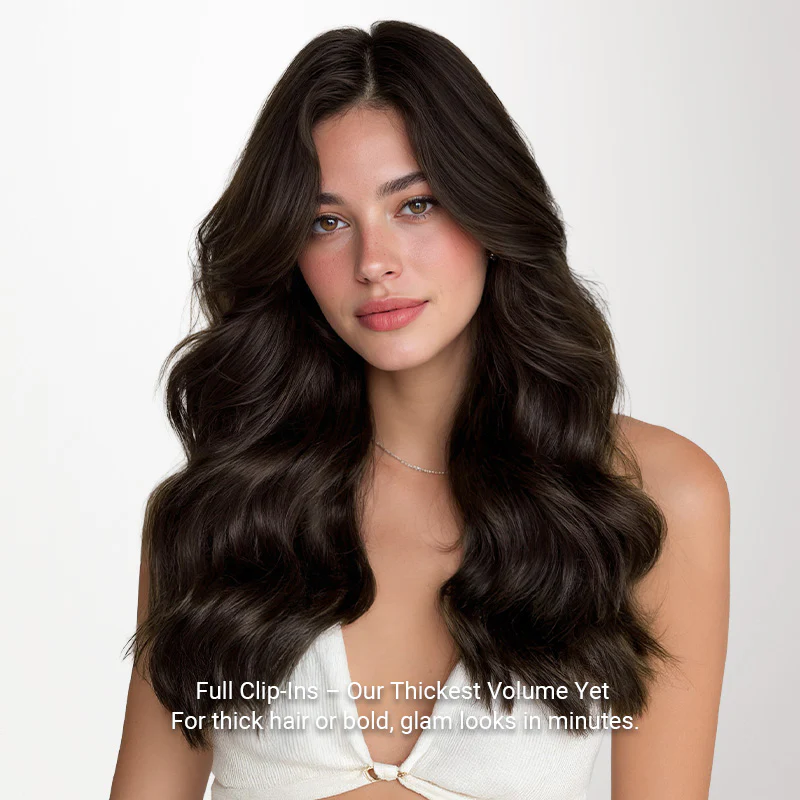 Light Brown (2A) Full Classic Clip-Ins (160g-220g) - Image 2